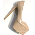 Private Label Big Size Sexy 15CM Super High Stilettos Waterproof Platform Thin Heel Pumps Shoes